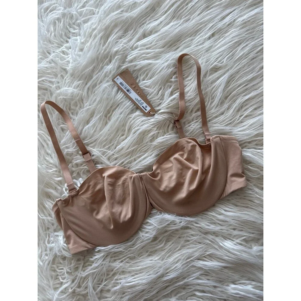 Skims Smoothing Intimates Strapless Bra Clay Size 36B - Picture 3 of 7